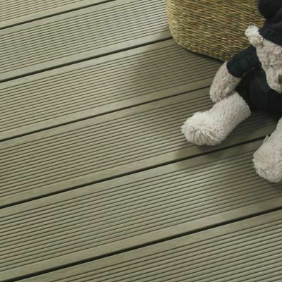 TERRASSE COMPOSITE PLEINE 23X145 3,60M MANHATTAN - ARGENT 1026