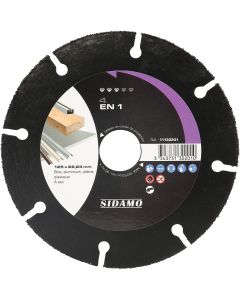 DISQUE CARBURE 4 EN 1  D.125 X 22.23 - Ref 11130201