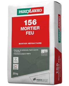 Mortier feu traditionnel 156 gris foncé sac de 25kg