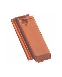 Demi tuile terre cuite valoise flammé rustique