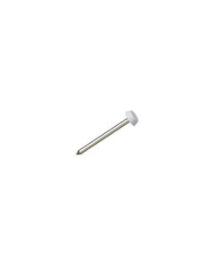 Pointe Inox 40 mm Tête PVC Blanc pour Rivecel L9 - Boîte de 250