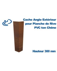 Angle Ext 90° PVC Chêne HT 300 mm pour Rivecel L9