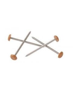 Pointe Inox 40 mm Tête PVC Chêne pour Rivecel L9 - Boîte de 250