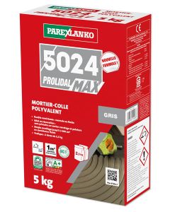 Mortier colle 5024 PROLIMAX GRIS 5KG