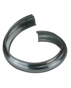 Bague simple - zinc naturel d.80 ab