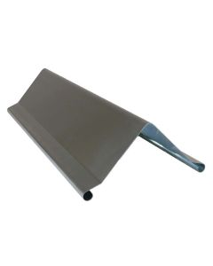 Faitage simple à 2 ourlets - zinc naturel bd 14 dév 333 - ép 0,65 mm