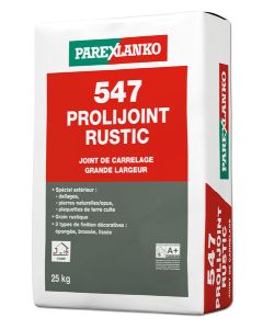 Joint de carrelage rustique 547 PROLIJOINT RUSTIC Gris Sac 25kg
