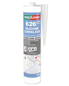 Mastic 626 SILICONE CARRELEUR blanc - cartouche de 300 ml