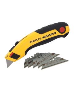 Couteau à lame retractable fatmax + 5 lames carbide (brochable)