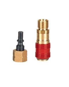 Ensemble raccord rapide + tétine pour manches - réf.620 et 640