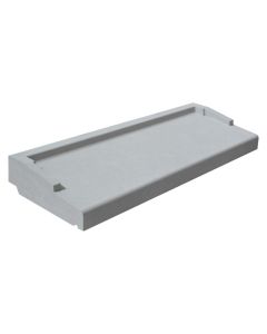 Appui de fenêtre à nez arrondi 50 X 35 Monobloc Gris