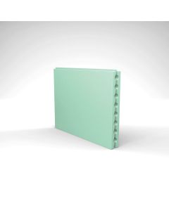 Carreau de plâtre hydrofuge alvéolé CAROPLATRE® 7 haut. 50cm x long. 66,6cm x ep. 7cm