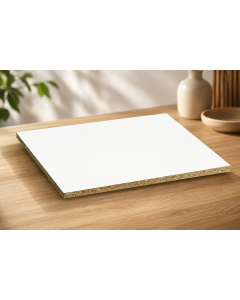Panneau de particules hydrofuge mélaminé blanc 1 face - 306x207cm ep.38mm