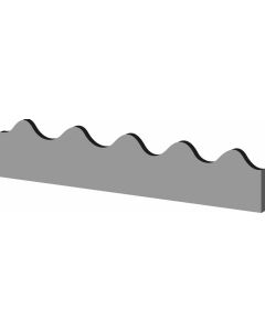 Closoir dentele t.naturel eternit 5 ondes