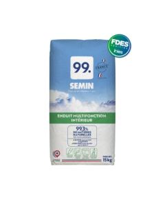 Enduit multifonction en poudre 99 SEMIN sac de 15 kg