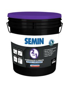 Enduit SEMIN 2 en 1 garnissage et lissage - seau de 25 kg