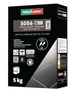 Joint carrelage PAREXLANKO 5056 Prolijoint Design - Anthracite 5 kg