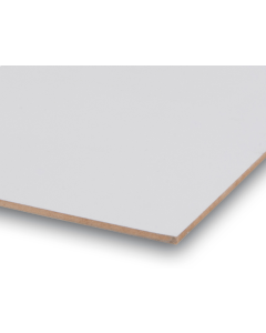 MDF MINCE LAQUE BLANC 1F 3MM 244/122