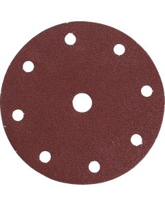 Disque abrasif 8+1 trous bois/mét 150mm g120 - 10 pièces