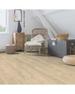 Revêtement de sol stratifié étanche Majestic - chêne des bois beige - 9,5x240x2050mm - MJ3545
