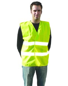 Gilet jaune classe 2 double ceinture