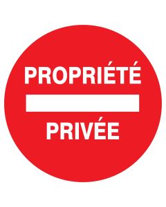 PANNEAU PROPRIETE PRIVEE 622220