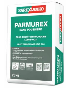 Sous-enduit monocouche d'imperméabilisation Parmurex sans poussière Parexlanko - 25 kg