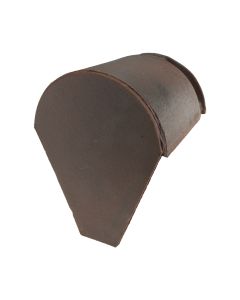 Fronton de faitière ronde ventilation à emboitement rouge flamme mureaux