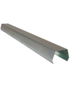 Couvre joint de tasseaux - zinc naturel dév 100 - ép 0,65 mm