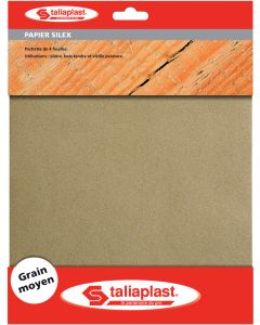 4 feuilles silex - 230x280mm grain 2