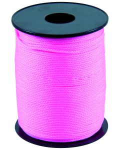 Cordeau polypro tresse fluo rose 200m fil d.1,5mm