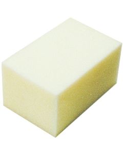 EPONGE MOUSSE SYNTHETIQUE BLANCHE 15X10X8CM