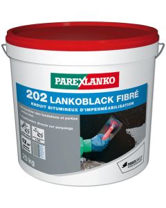 Enduit d'imperméabilisation 202 LANKOBLACK FIBRÉ HIVER seau de 25kg
