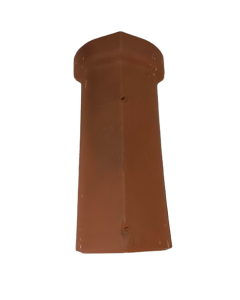 Arêtier à emboîtement universelle terre cuite flammé rustique - larg. 15 cm