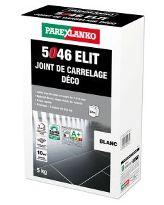 Joint de carrelage décoration 5046 ELIT Blanc Boîte 5kg