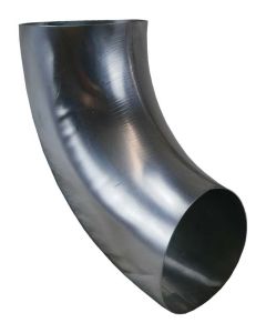Coude cintré soudé 87° - zinc naturel d.80
