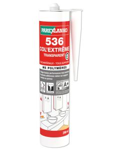 Mastic ms polymères 536 COL'EXTREME transparent - cartouche de 290 ml