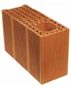 Poteau terre cuite PTR2021R15 - long. 50cm x larg. 20cm x haut. 21,2cm