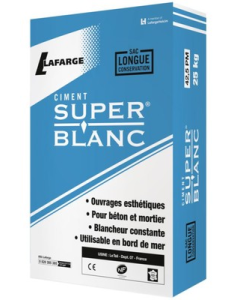 CIMENT SUPERBLANC LAFARGE 42.5 SAC 25KG