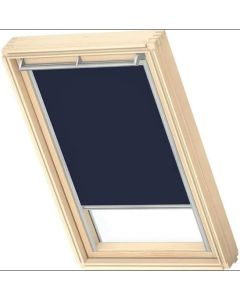 Store occultant manuel en aluminium DKL C02 1100S bleu foncé - larg. 55 cm x haut. 78 cm